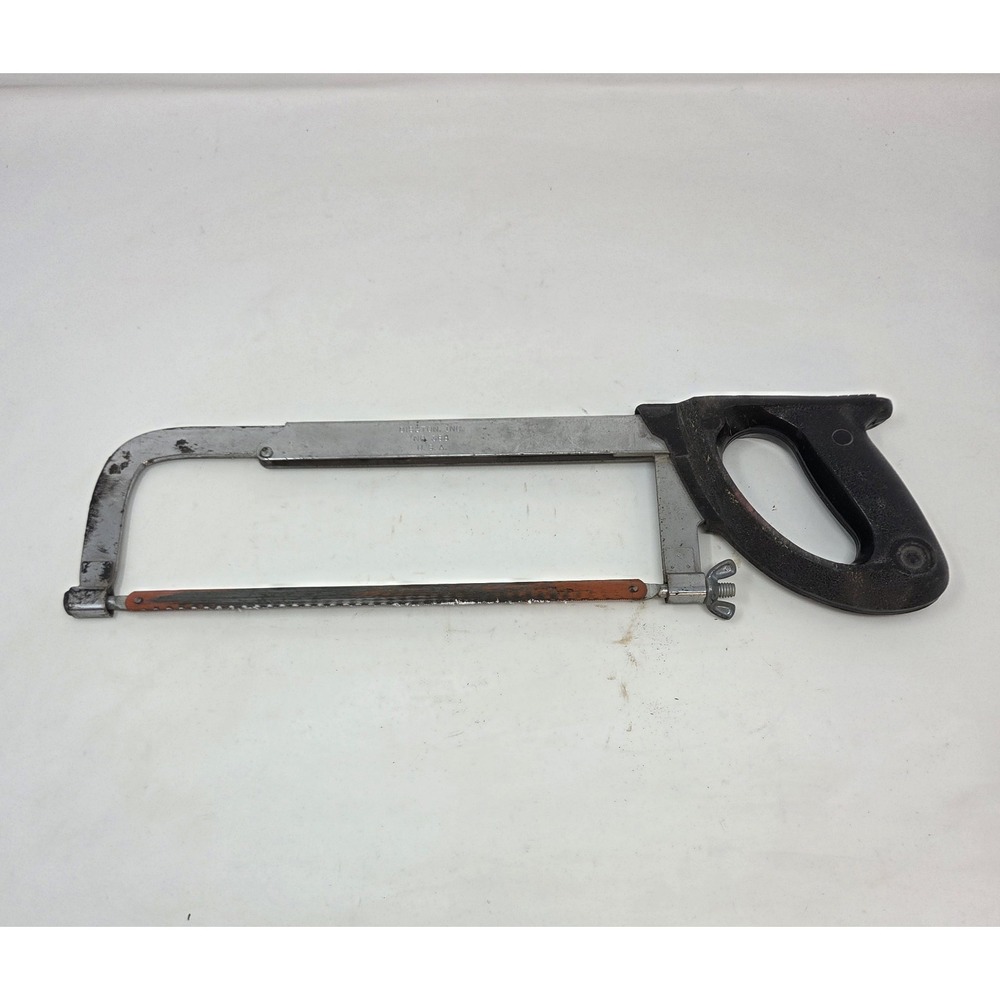 Vintage‎ Disston No. 368 Adjustable Hacksaw USA Pistol Grip Metal Cutting